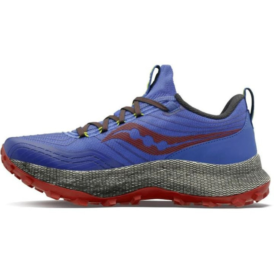 Sepatu Lari Saucony Endorphin Trail Blue Raz Spice S20647-25-7