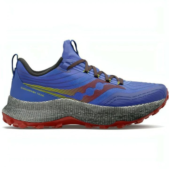 Sepatu Lari Saucony Endorphin Trail Blue Raz Spice S20647-25-7