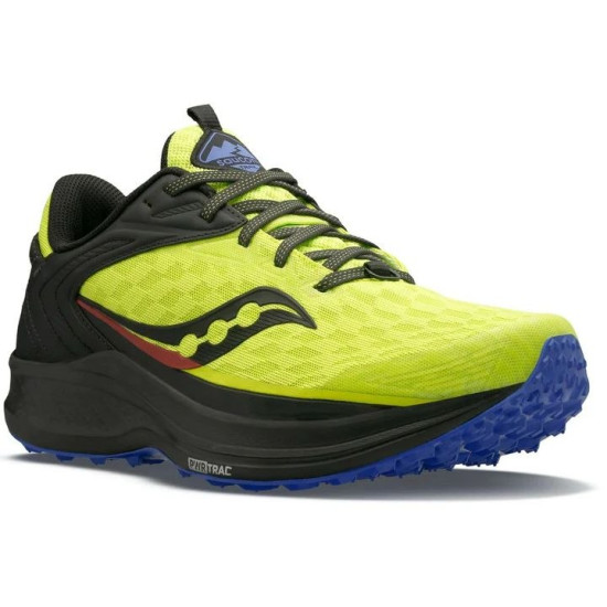 Sepatu Lari Saucony Canyon TR2 Trail Acid Blue Raze S20666-25-7