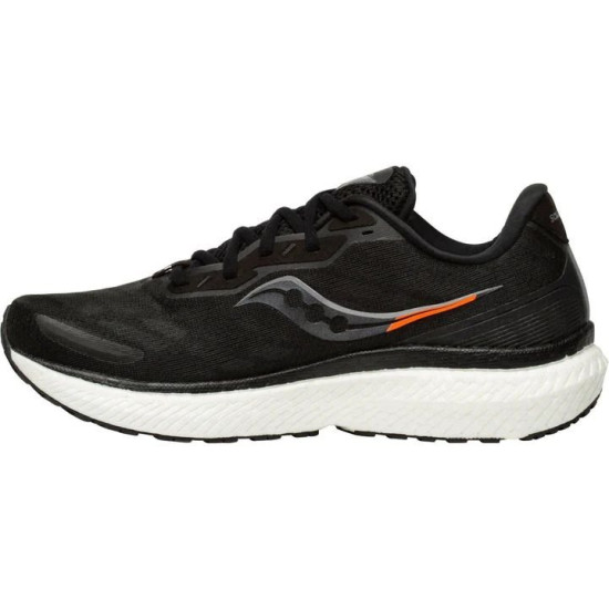 Sepatu Lari Saucony Triumph 19 Black White S20678-10-6 Sepatu Lari Saucony Triumph 19 Black White S20678-10-6