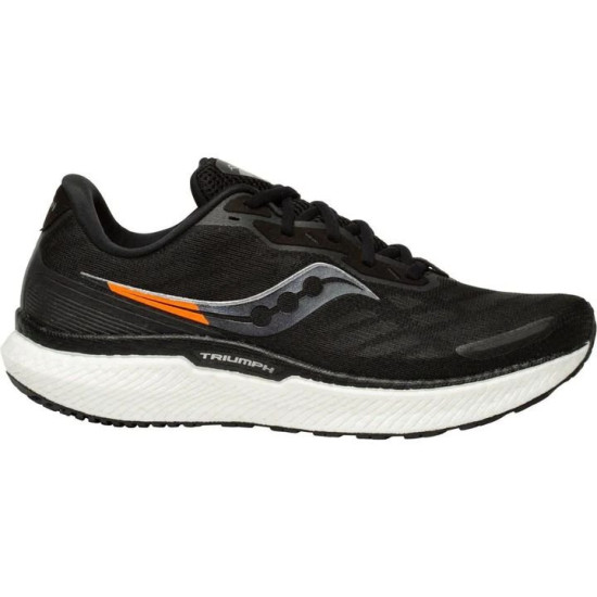 Sepatu Lari Saucony Triumph 19 Black White S20678-10-6 Sepatu Lari Saucony Triumph 19 Black White S20678-10-6