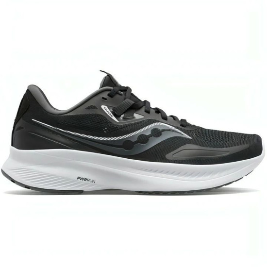 Sepatu Lari Saucony Guide 15 Black White S20684-05-6 Sepatu Lari Saucony Guide 15 Black White S20684-05-6