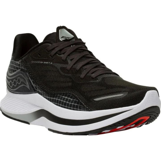 Sepatu Lari Saucony Endorphin Shift 2 Black White S20689-10-8.5 Sepatu Lari Saucony Endorphin Shift 2 Black White S20689-10-8.5