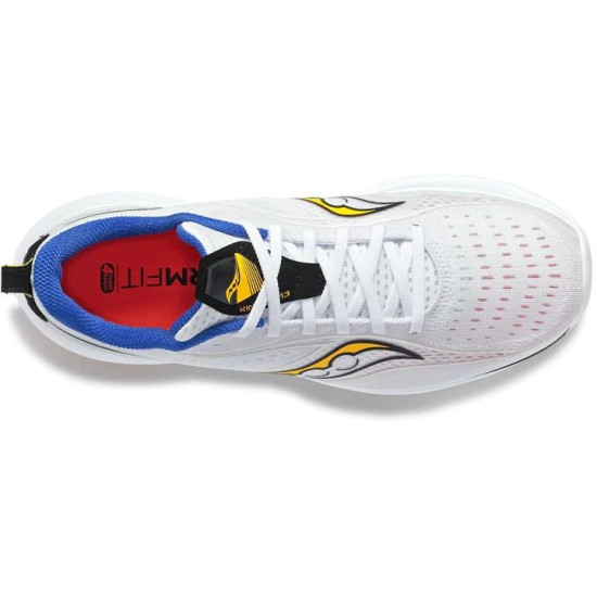 Sepatu Lari Saucony Kinvara 13 White Black Vizi S20723-84-6.5 Sepatu Lari Saucony Kinvara 13 White Black Vizi S20723-84-6.5