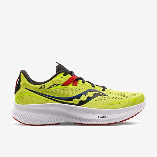 Sepatu Lari Saucony Ride 15 Acid Lime Spice S20729-25