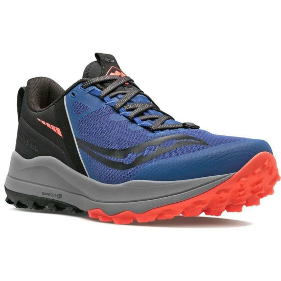 Sepatu Lari Saucony Xodus Ultra Trail Sapphire Vizi Red S20734-16-8 Sepatu Lari Saucony Xodus Ultra Trail Sapphire Vizi Red S20734-16-8