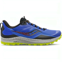 Sepatu Lari Saucony Peregrine 12 Trail Blue Raze Acid S20737-25-6.5