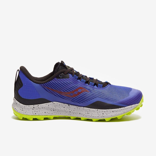 Sepatu Lari Saucony Pregrine 12 Blue Raz Acid S20737-25 Sepatu Lari Saucony Pregrine 12 Blue Raz Acid S20737-25