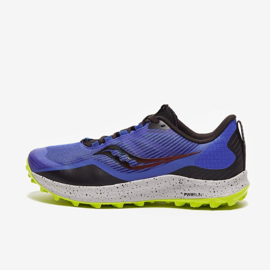 Sepatu Lari Saucony Pregrine 12 Blue Raz Acid S20737-25 Sepatu Lari Saucony Pregrine 12 Blue Raz Acid S20737-25