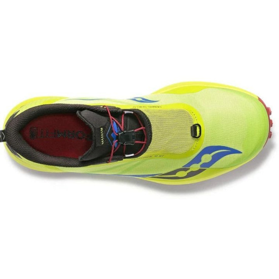 Sepatu Lari Saucony Peregrine 12 ST Trail Acid Lime Spice S20739-25-8