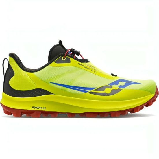 Sepatu Lari Saucony Peregrine 12 ST Trail Acid Lime Spice S20739-25-8