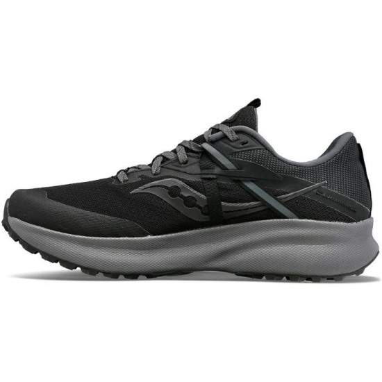 Sepatu Lari Saucony Ride 15 TR GTX Trail Black Charcoal S20799-10-7 Sepatu Lari Saucony Ride 15 TR GTX Trail Black Charcoal S20799-10-7