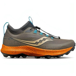 Sepatu Lari Saucony Peregrine 13 ST Trail Umber Basalt S20840-25-7