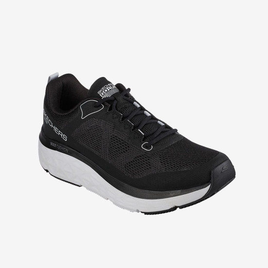 Sepatu Lari Skechers Max Cushioning Delta Black White 220351-BKW