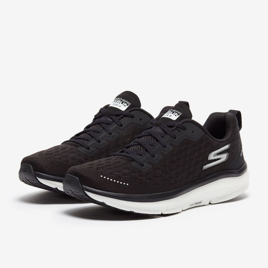 Sepatu Lari Skechers Go Run Ride 9 Black Textile White Trim 246005-BKW Sepatu Lari Skechers Go Run Ride 9 Black Textile White Trim 246005-BKW