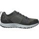 Sepatu Lari Skechers Escape Plan Trail Pewter Leather Mesh Blue Trim 51591 PEW-7