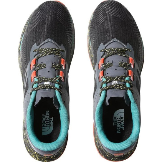 Sepatu Lari The North Face Vectiv Eminus Trail Black Vanadis Grey NF0A4OAWNY71-8.5