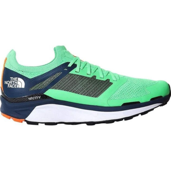 Sepatu Lari The North Face Flight Vectiv Trail Chlorophtll Green Montery Blue NF0A4T3L31N1-8