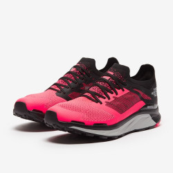 Sepatu Lari The North Face Flight Vectiv Brilliant Coral TNF Black NF0A4T3L50T