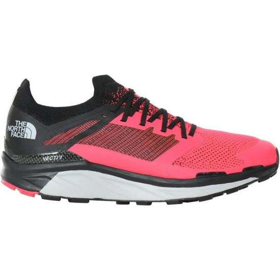 Sepatu Lari The North Face Vectiv Flight Trail Brilliant Coral Black NF0A4T3L50T1-7