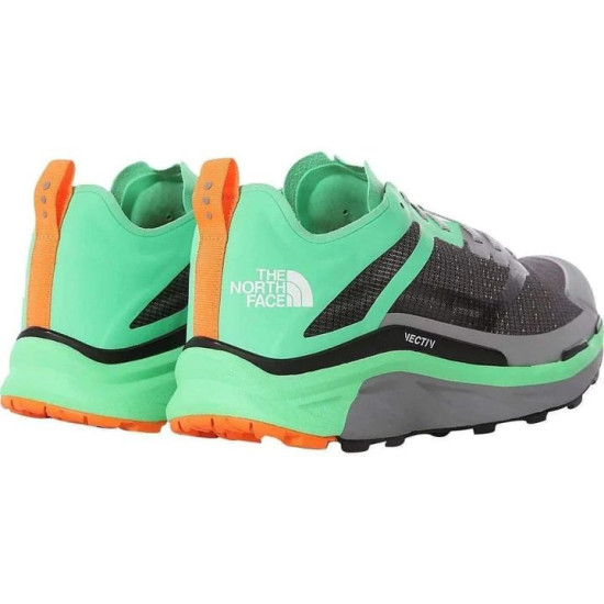 Sepatu Lari The North Face Vectiv Infinite Trail Meld Grey Chlorophyll Green NF0A4T3N32T1-7.5