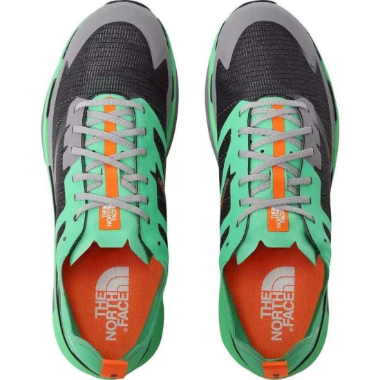Sepatu Lari The North Face Vectiv Infinite Trail Meld Grey Chlorophyll Green NF0A4T3N32T1-7.5