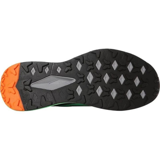 Sepatu Lari The North Face Vectiv Infinite Trail Meld Grey Chlorophyll Green NF0A4T3N32T1-7.5