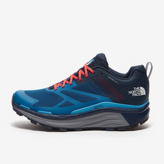 Sepatu Lari The North Face Vectiv Enduris Futurelight Navy Banff Blue NF0A52R250H1