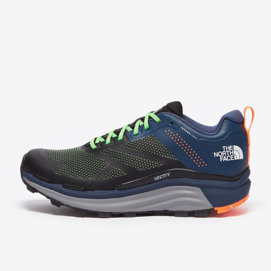 Sepatu Lari The North Face Vectiv Enduris Futurelight TNF Black Monterey Blue NF0A52R2U6Y1