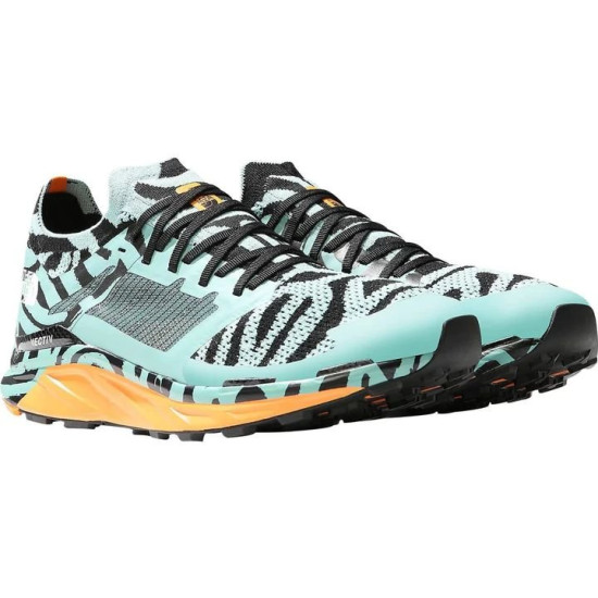 Sepatu Lari The North Face Flight Vectiv Elvira Trail Wasabi Fernando Elvira Collab Print TNF Black NF0A7W5C9ZM1-7