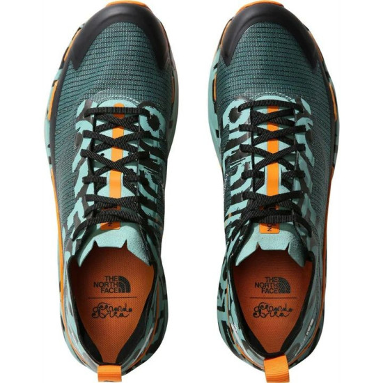 Sepatu Lari The North Face Vectiv Infinite X Elvira Trail Wasabi Fernando Elvira Collab Print Black NF0A7W5E9ZM1-7.5