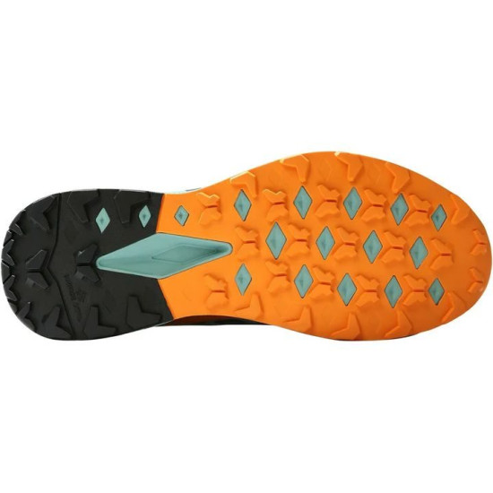 Sepatu Lari The North Face Vectiv Infinite X Elvira Trail Wasabi Fernando Elvira Collab Print Black NF0A7W5E9ZM1-7.5