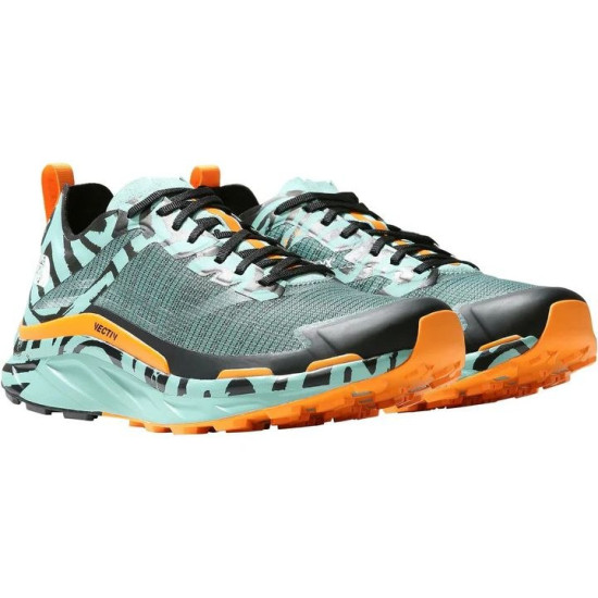 Sepatu Lari The North Face Vectiv Infinite X Elvira Trail Wasabi Fernando Elvira Collab Print Black NF0A7W5E9ZM1-7.5