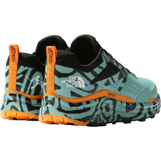 Sepatu Lari The North Face Vectiv Enduris II X Elvira Trail Wasabi Fernando  Elvira Collab Print TNF Black NF0A7W5G9ZM1-7