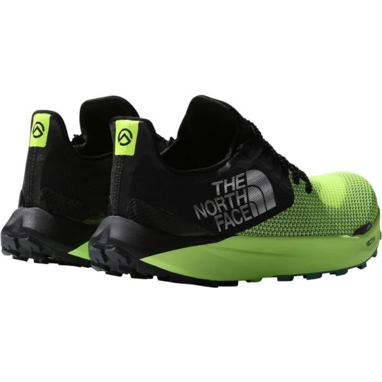 Sepatu Lari The North Face Summit Vectiv Sky Trail Led Yellow TNF Black NF0A7W5KFM91-7