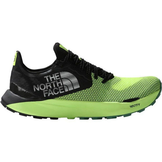 Sepatu Lari The North Face Summit Vectiv Sky Trail Led Yellow TNF Black NF0A7W5KFM91-7