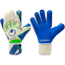 Sarung Tangan Kiper Uhlsport Aquasoft White Blue 101107201