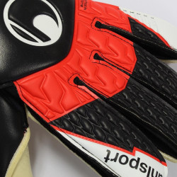 Sarung Tangan Kiper Uhlsport Absolutgrip Black Red White 101115301