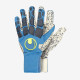 Sarung Tangan Kiper Uhlsport Hyperact Supergrip+ Finger Surround Night Blue White Fluo Yellow 101123101-45401