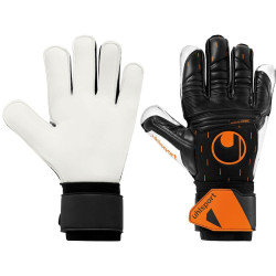 Sarung Tangan Kiper Uhlsport Speed Contact Soft Pro Black White Fluo 101126801