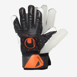 Sarung Tangan Kiper Uhlsport Speed Contact Soft Pro Black White Fluo Orange 101126801