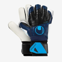 Sarung Tangan Kiper Uhlsport Speed Contact Soft Flex Frame Navy Blue Black Fluo Blue 101128301