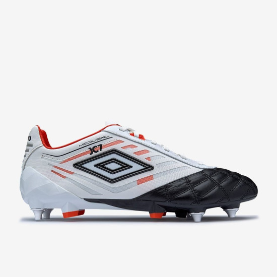 Sepatu Bola Umbro Medusae Pro SG White Black Grenadine 81094U-EDE