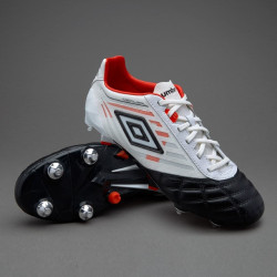 Sepatu Bola Umbro Medusae Pro SG White Black Grenadine 81094U-EDE