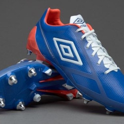 Sepatu Bola Umbro Velocita II Pro SG Dazzing Blue White Fiery Coral 81105U-DR2