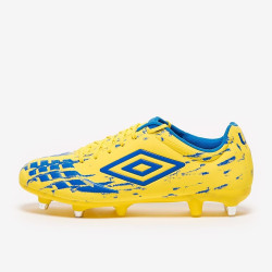 Sepatu Bola Umbro UX Accuro Pro SG Blazing Yellow Electric Blue 81180U-FA3