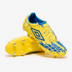 Sepatu Bola Umbro UX Accuro Pro SG Blazing Yellow Electric Blue 81180U-FA3