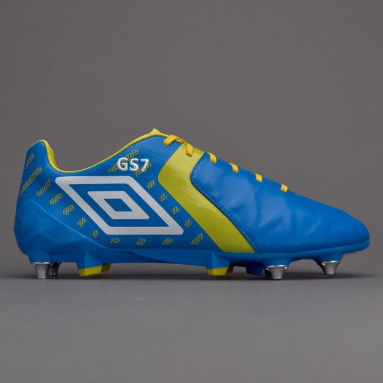 Sepatu Bola Umbro Medusae II Pro SG Electric Blue White Blazing Yellow 81291U-FBR