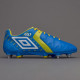 Sepatu Bola Umbro Medusae II Pro SG Electric Blue White Blazing Yellow 81291U-FBR