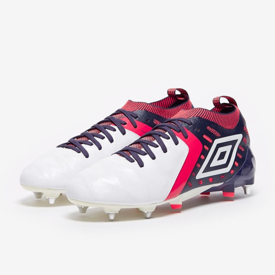Sepatu Bola Umbro Medusae II Elite SG Eclipse White Lava Pink 81309P-FNC Sepatu Bola Umbro Medusae II Elite SG Eclipse White Lava Pink 81309P-FNC